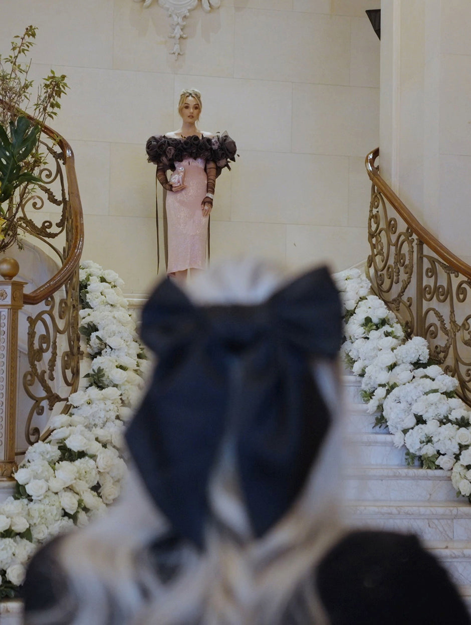 Chloe Fineman at Live sketch event by Deanna First at The Plaza Hotel x Met Gala Honoring Karl Lagerfeld