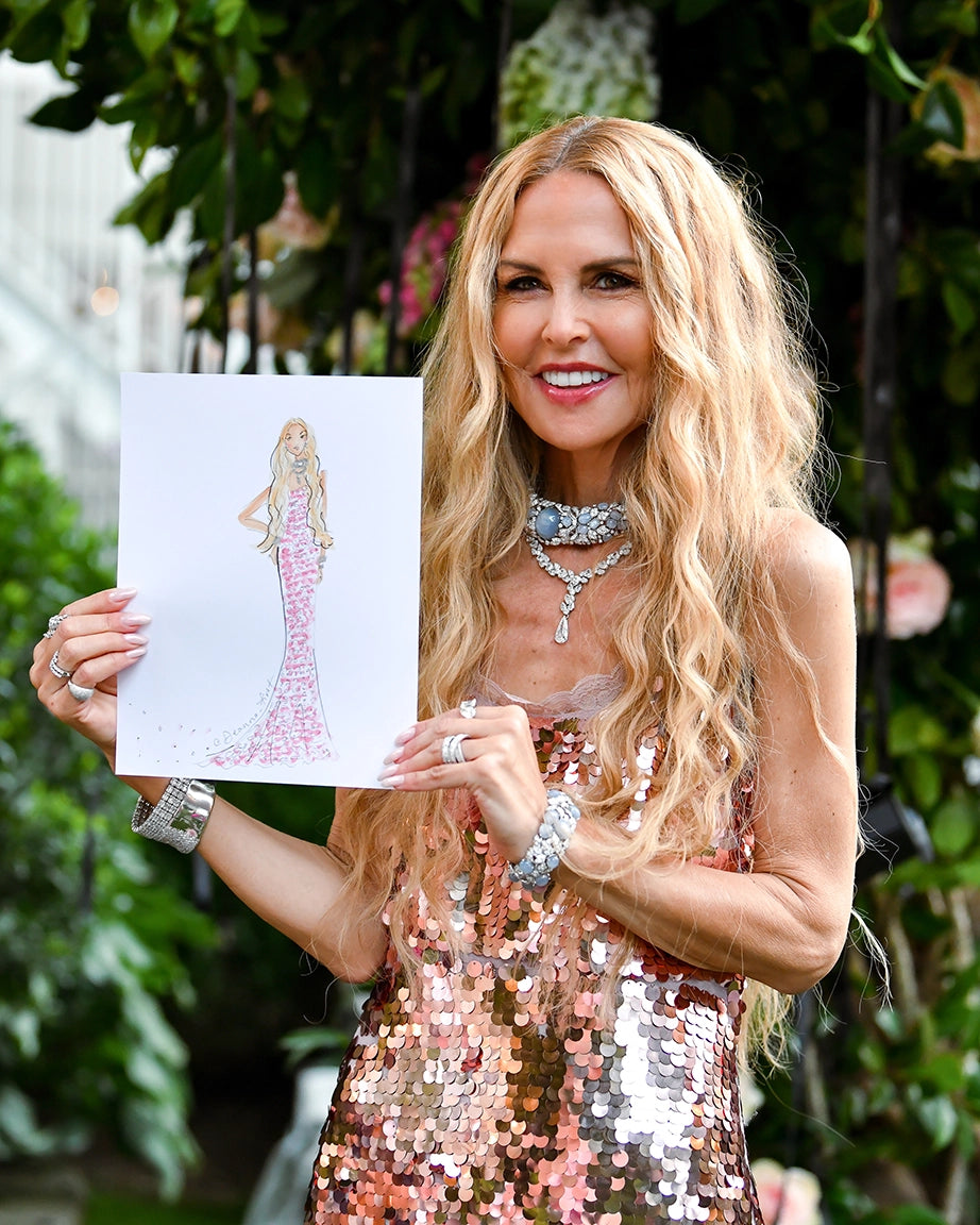 Hamptons events with Rachel Zoe for Loveshackfancy summer soiree with live sketch event by illustrator Deanna First