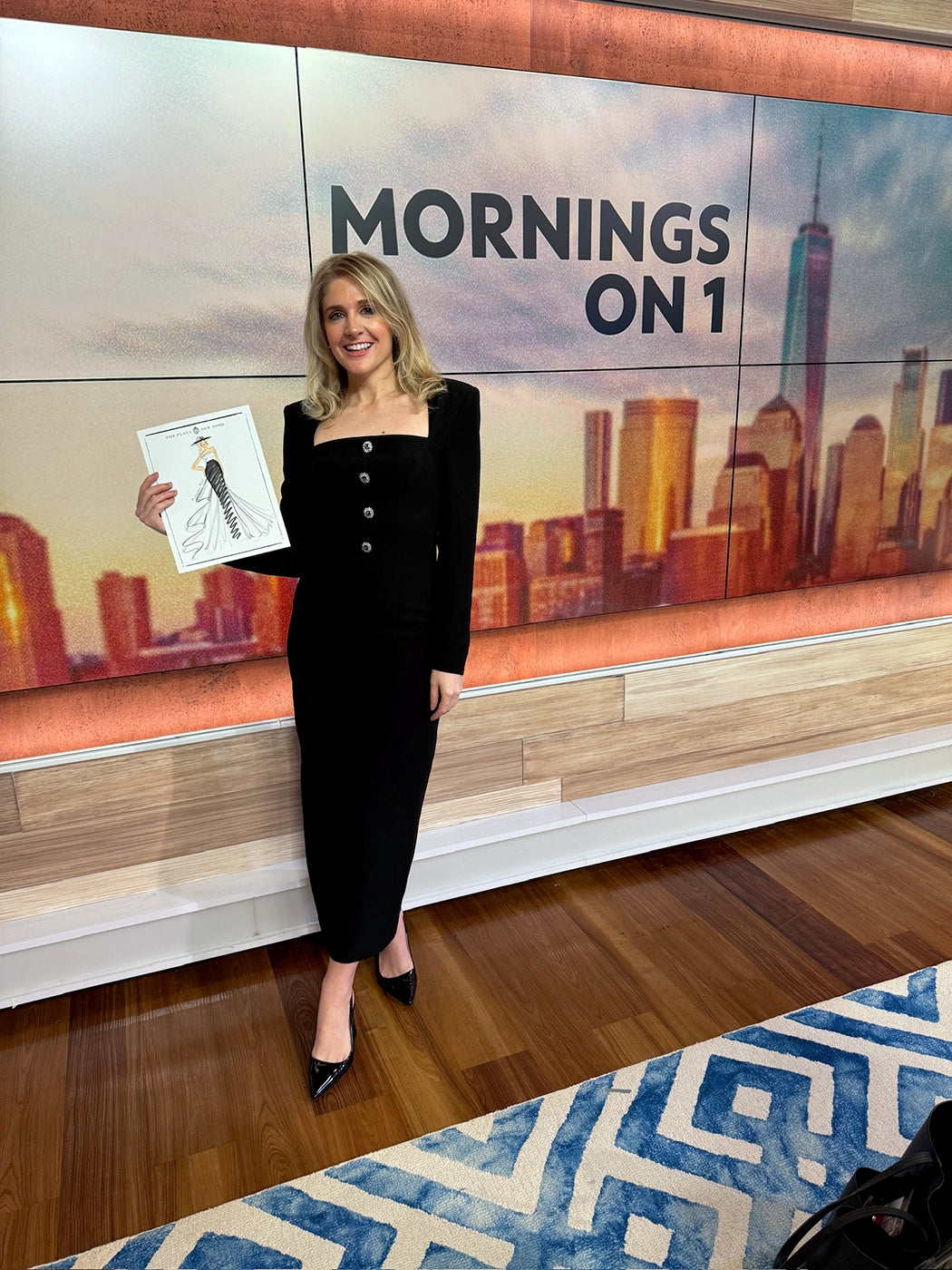 Illustrator Deanna First in news 1 in mornings on 1