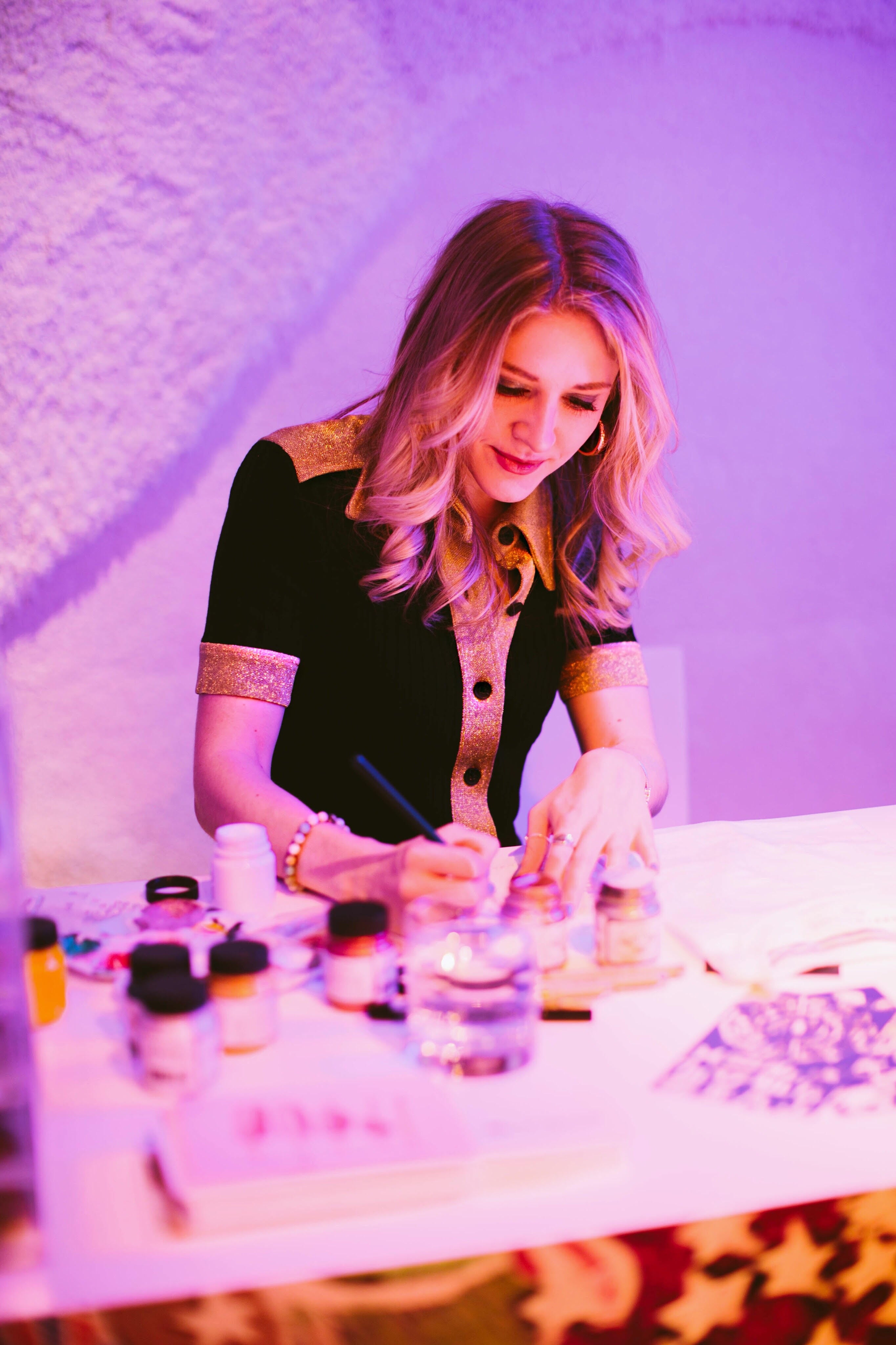 Tommy Hilfiger x Zendaya NYC Event product customization by illustrator Deanna First