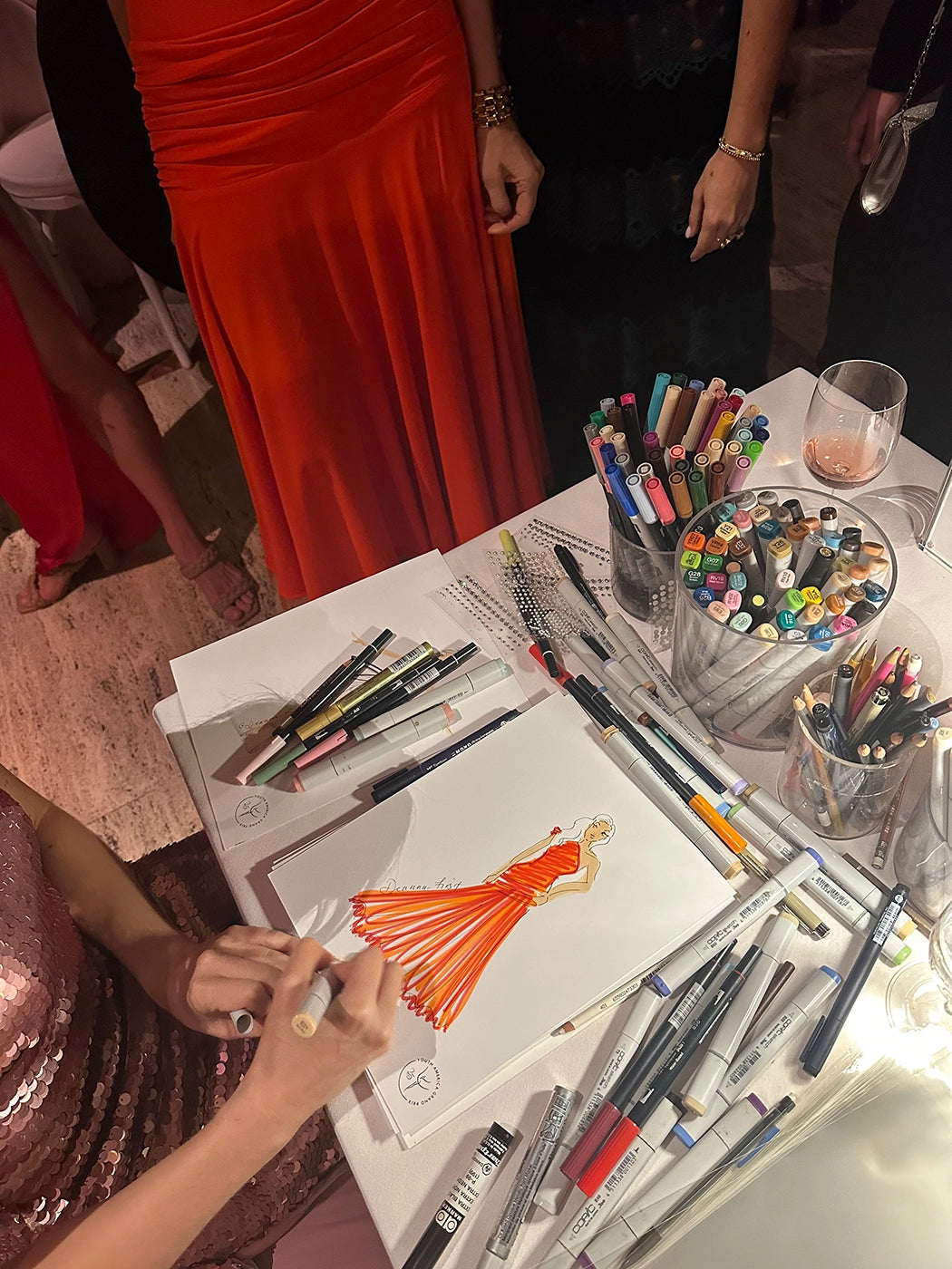 Yagp Live sketch event with illustrator Deanna First