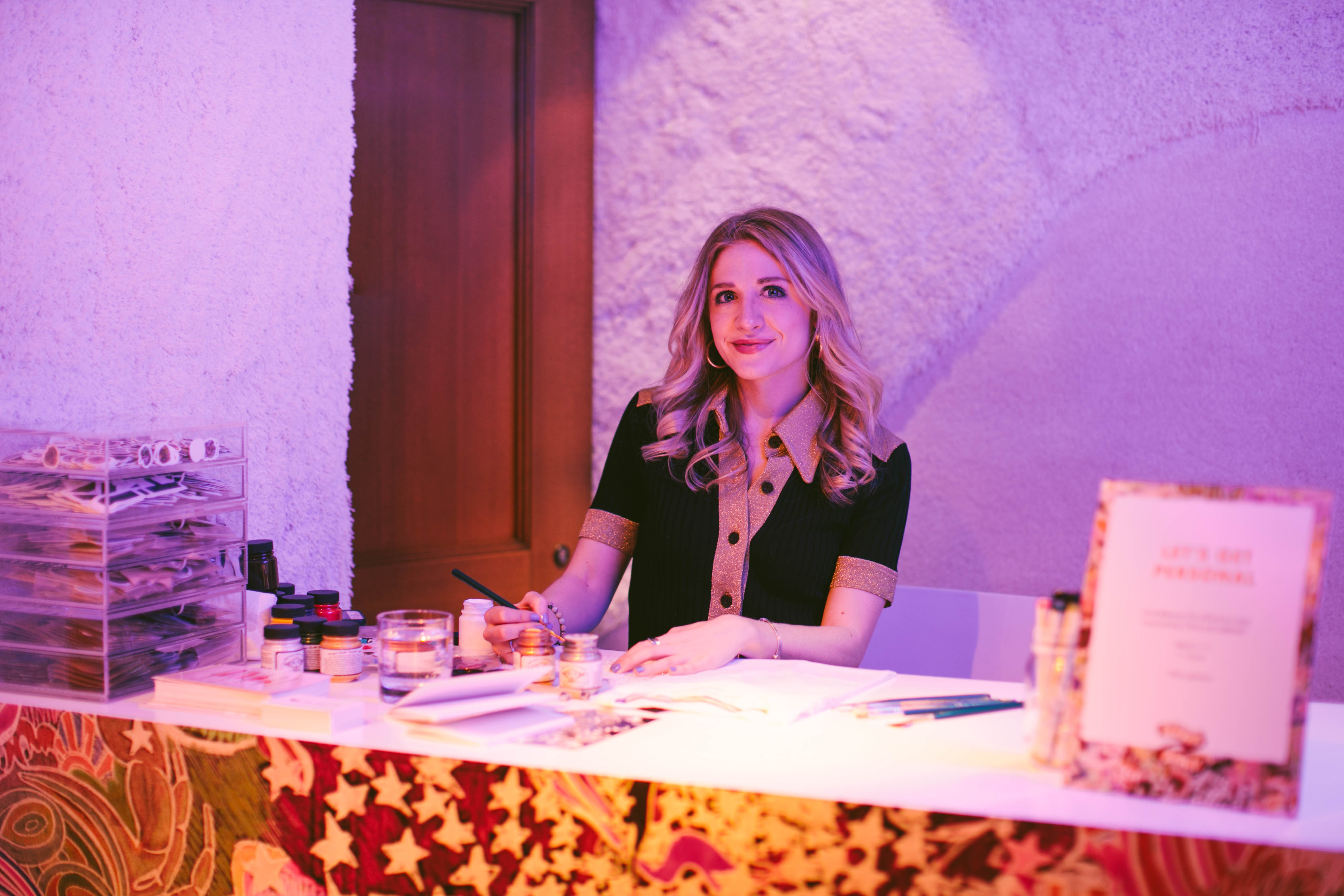 Tommy Hilfiger x Zendaya NYC Event product customization by illustrator Deanna First