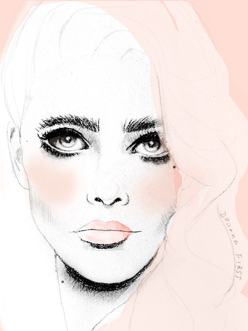 beauty personal artwork fashion illustration by Deanna First