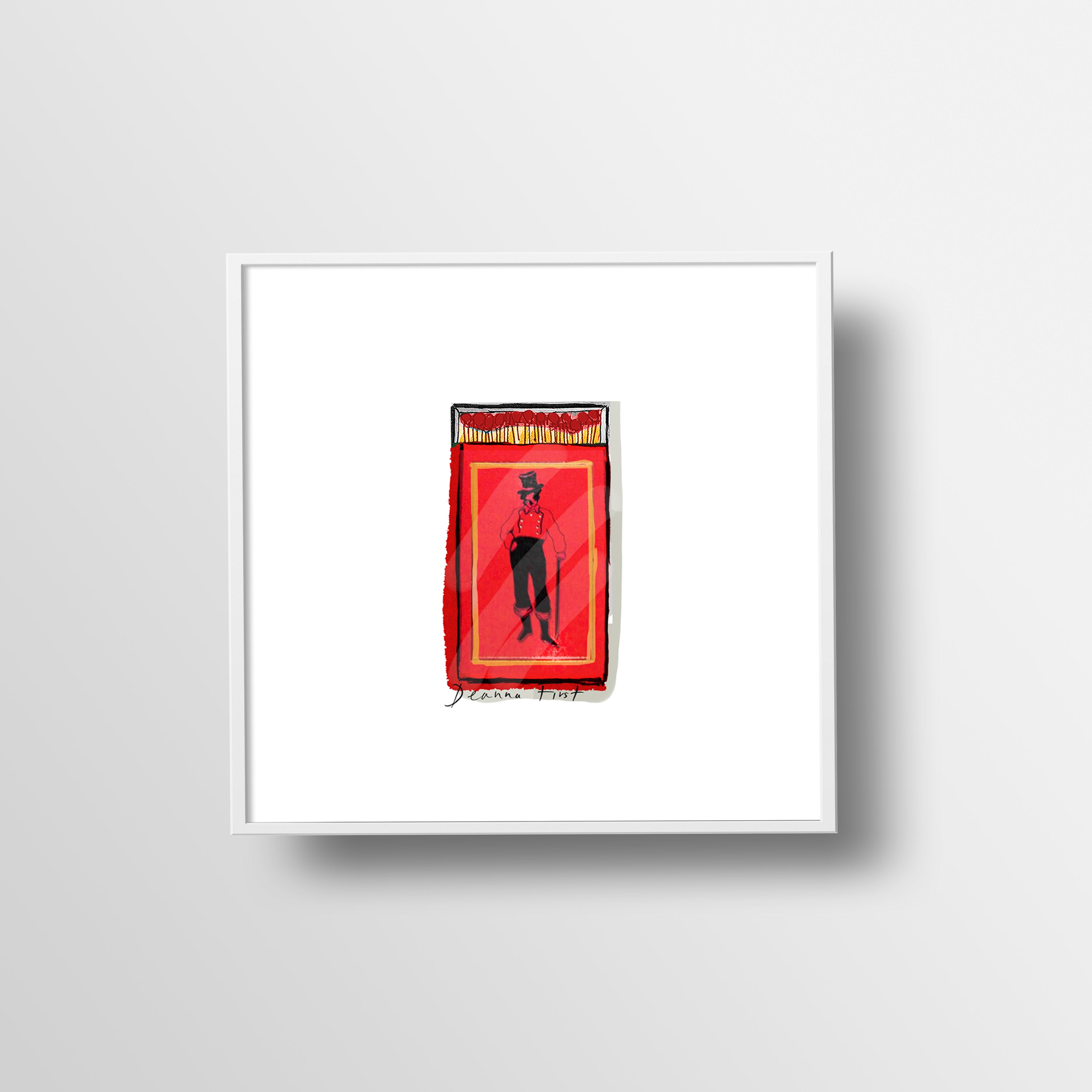 The Bowery Hotel East Village NYC art print illustration by Deanna First. 