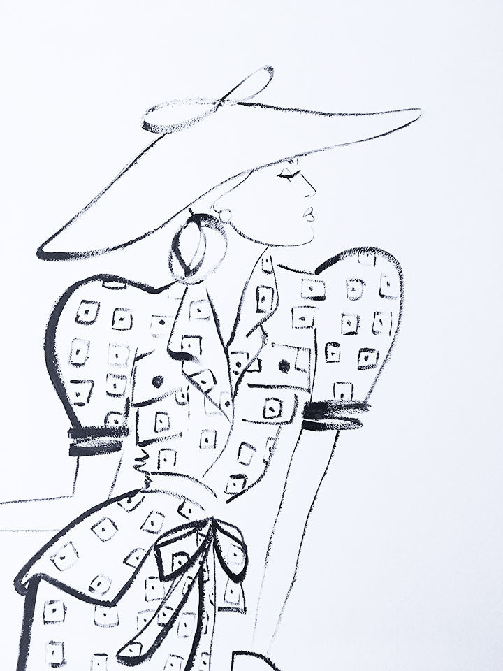 Christie's Luncheon Honoring Betsy Bloomingdale Visual displays illustration by Deanna First